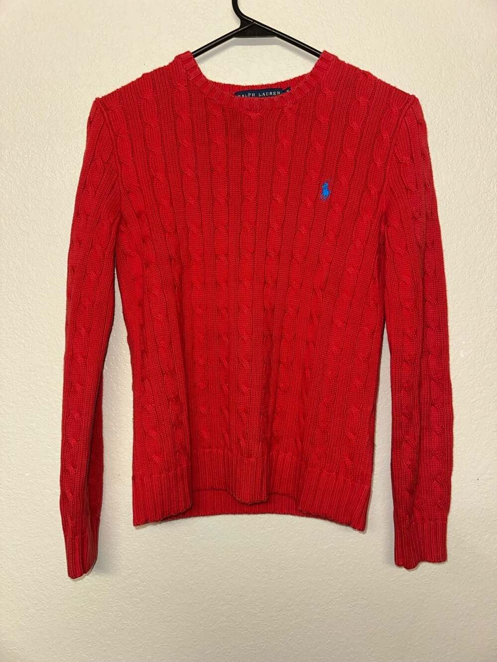 Ralph Lauren 2000s Cable Knit Cotton Sweater